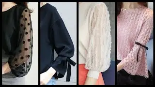 gorgeous and useful different style Sleeves ideas/stylish sleeves design for blouses shirts and tops