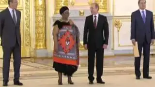Jan 24, 2013 Russia_Putin receives credentials from new ambassadors