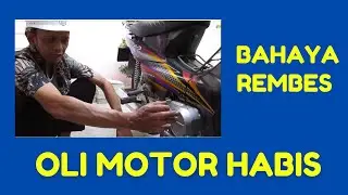 penyebab oli motor cepat habis