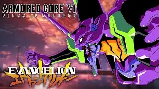 I played Armored Core 6 as Eva Unit-01 and it was EASY (Evangelion Build)