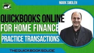 QuickBooks Online Home Finance Practice Transactions And Self Correction