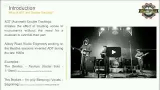 Music Tech Webinar: ADT and Double Tracking