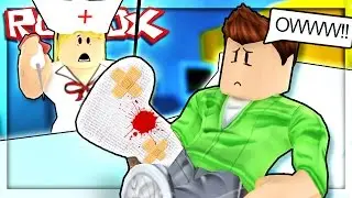 Roblox Adventures - I BROKE MY LEGS!? (Roblox Hospital)