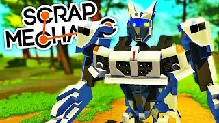 ПОСТРОИЛ РОБОТА!!! БИТВА ПОСТРОЕК!!! Scrap Mechanic!!!
