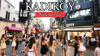 Istanbul Nightlife Walking Tour 🌙 | Kadıköy 4K HDR 2026