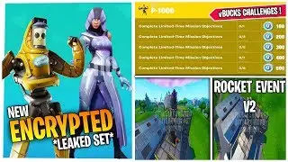 *NEW* Leaked Encrypted *Davinci & P-1000* Set (Davini emote,Rocket Event v2,p-1000 vbucks challenge)