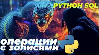Python+SQL. Операции с записями