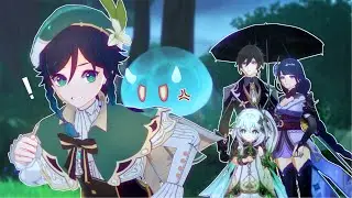 When It Rains (ft. Four Archons)【 Genshin Impact Animation 】
