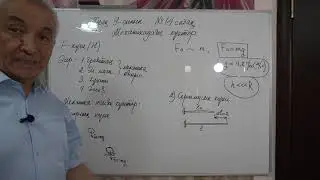 Физика  Терең 9 сынып  №14 сабақ  Механикадағы күштер