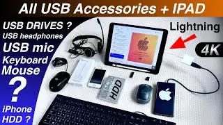 How to Connect USB devices to ipad and iphone | lightning to usb 3 camera adapter review