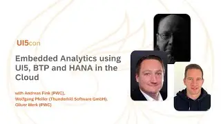 Embedded Analytics using UI5, BTP and HANA in the Cloud