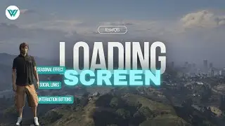 FiveM Loading Screen (Video, Music, Effects) | Modern RP UI