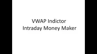 How to Find Share Market Trend - Intraday Profitable Indictor - How to use VWAP