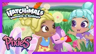 The Deep Sleep Sweep: Part 2! A Wake-Up Call! Adventures in Hatchtopia: Pixies! Hatchimals Cartoons