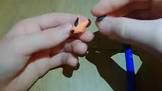 Девятихвостый из пластилина