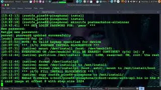 Howto: PostmarketOS KDE Plasma Build/Install/Demo (Pinephone MicroSdcard)