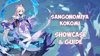Sangonomiya Kokomi [Attack Animation, Elemental Skill & Burst, Talent & Ascension Material] Genshin