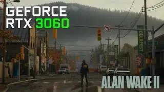Alan Wake 2 (FSR 2.0) | RTX 3060 + i7 11700K | Gameplay Benchmark