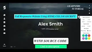 How To Make Responsive Website  Using HTML CSS JAVASCRIPT With Source Code 2020 || Learners Tutorial