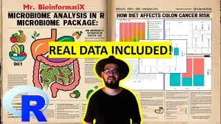 Microbiome Analysis in R Using Microbiome | Bioinformatics Tutorial | Bioinformatics for Beginners