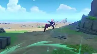 Kazuha All Attacks Animation (Charged, Skill, Burst) | Genshin Impact