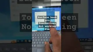 surface book pro Touchscreen not working fix 10000000% #shorts #trending #surface