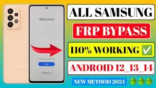All Samsung Frp Bypass Android 12,13,14 | Samsung Android 14 Frp Bypass 2024 | Samsung Frp Bypass