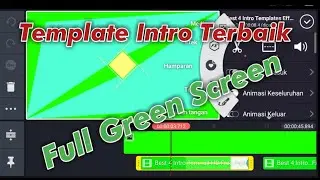 KEREN 4 TEMPLATE INTRO YOUTUBE NO TEXT || GREEN SCREEN INTRO TERBAIK