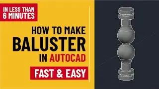Autocad | Beginner's Guide To BALUSTER in Autocad