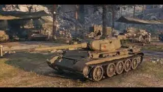 Неожиданный бой на Т-44 с орудием 122мм