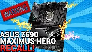 ASUS ROG MAXIMUS Z690 HERO RECALL! If you have this motherboard, you have to see this!