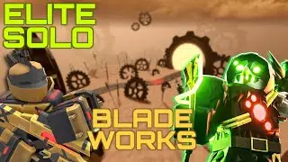 ELITE MODE SOLO on BLADE WORKS | Tower Defense X | Roblox
