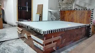 bed kaise banaye|box bed|how to make plywood box bed
