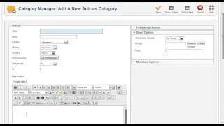 Components Content Categories Edit