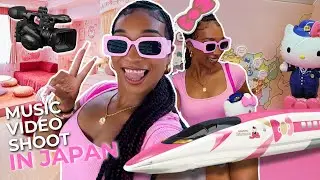 I SHOT A MUSIC VIDEO IN JAPAN! | Hello Kitty Train💖, Himeji Castle🏰, Shooting Music Video & more