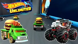 Hot Wheels Unlimited: Monster Trucks & Buns Of Steel In New Build!