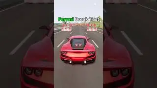 Unbelievable Car Brake Test🤯#shorts #satisfying
