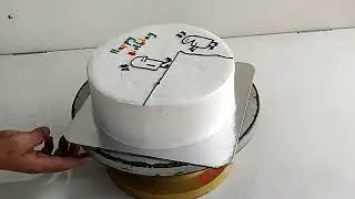 1KG Chocolate Cake Making video | Simple Chocolate Cake tutorial #chocolatecake #cakemaking