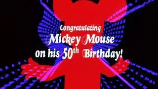 Mickey Mouse's 50th Birthday/Buena Vista (1978) logo - 