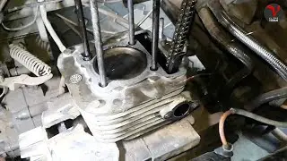 Bajaj Three Wheeler Engine Repair | 4 Stroke Engine Tappet Seal Replacement