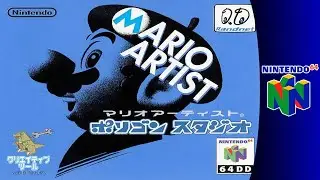 Nintendo 64DD Longplay: Mario Artist: Polygon Studio