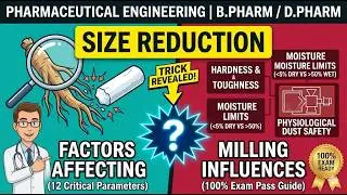 Factors affecting size reduction