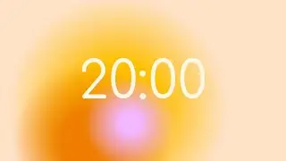Orange Aura 20 Minute Timer