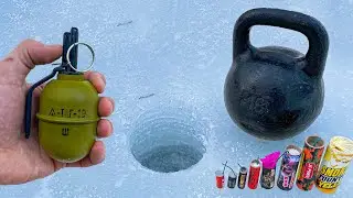 ✅ ПЕТАРДА + ЛЁД + ГИРЯ 🔥 ТОП ПЕТАРД подо ЛЬДОМ 💥 Мощная петарда КОРСАР на ЛЬДУ и в ГИРЕ