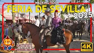 SEVILLE FAIR 2025 | 4K UHD | Walking Virtual Tour Spain
