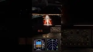 Night Landing - Edinburgh (EGPH) | X-Plane 12 | ZiboMod 4.02 
