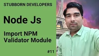 Validator in Node.js | NPM Validator | Import NPM Module