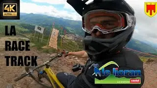 VTT DH LE LIORAN 2022 LA RACE TRACK PISTE NOIRE  ⬛️ Camille