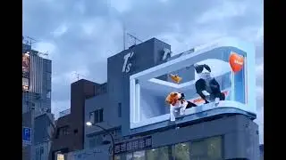 3d billboard in China 🇨🇳 🤯🤯🤷‍♂️ #3d #mr26