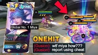 WTF DAMAGE...☠️ THIS MIYA 1 HIT BUILD 2024 IS BROKEN!! (build and emblem)